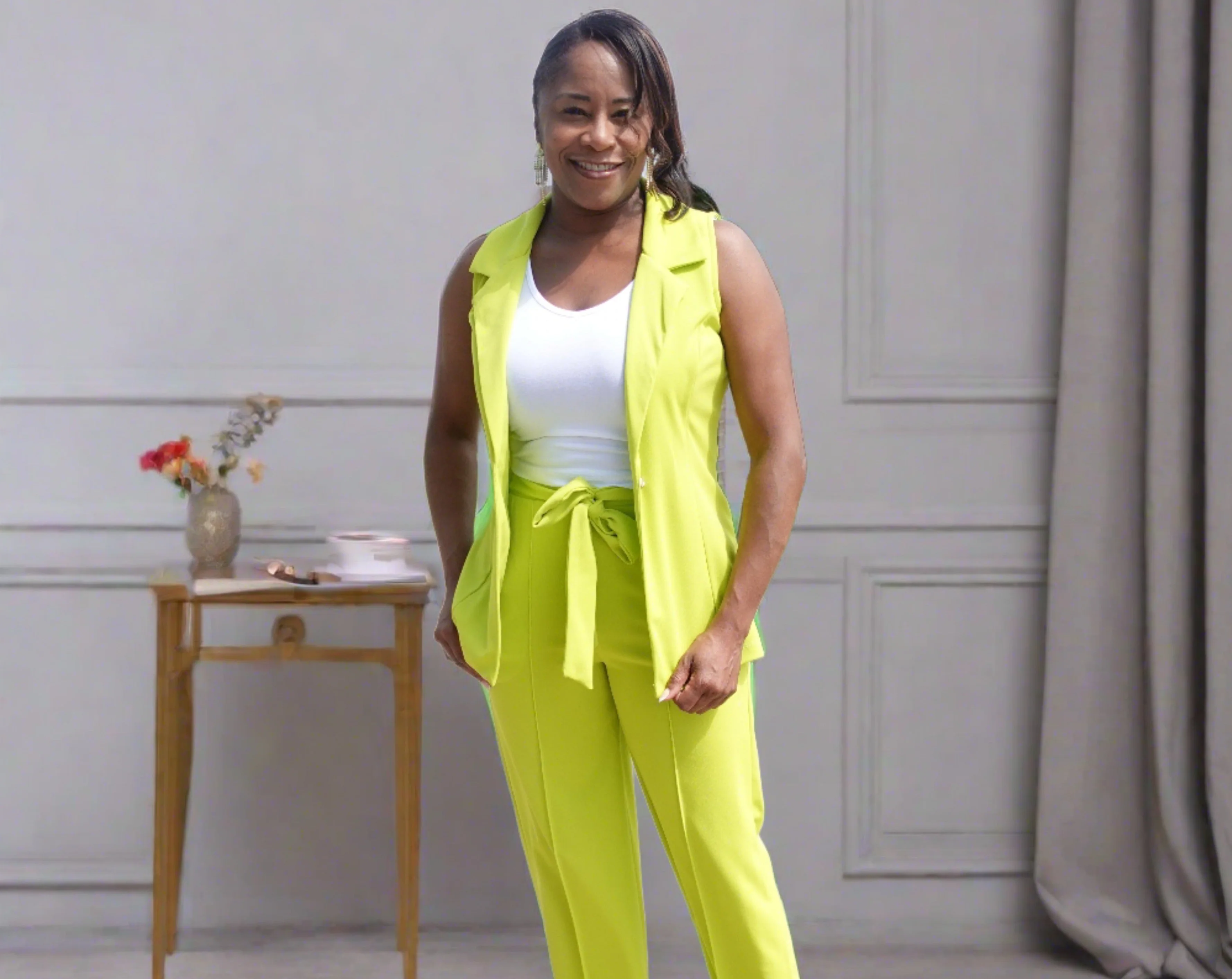 Classy Chic/ Vest and Pant Set