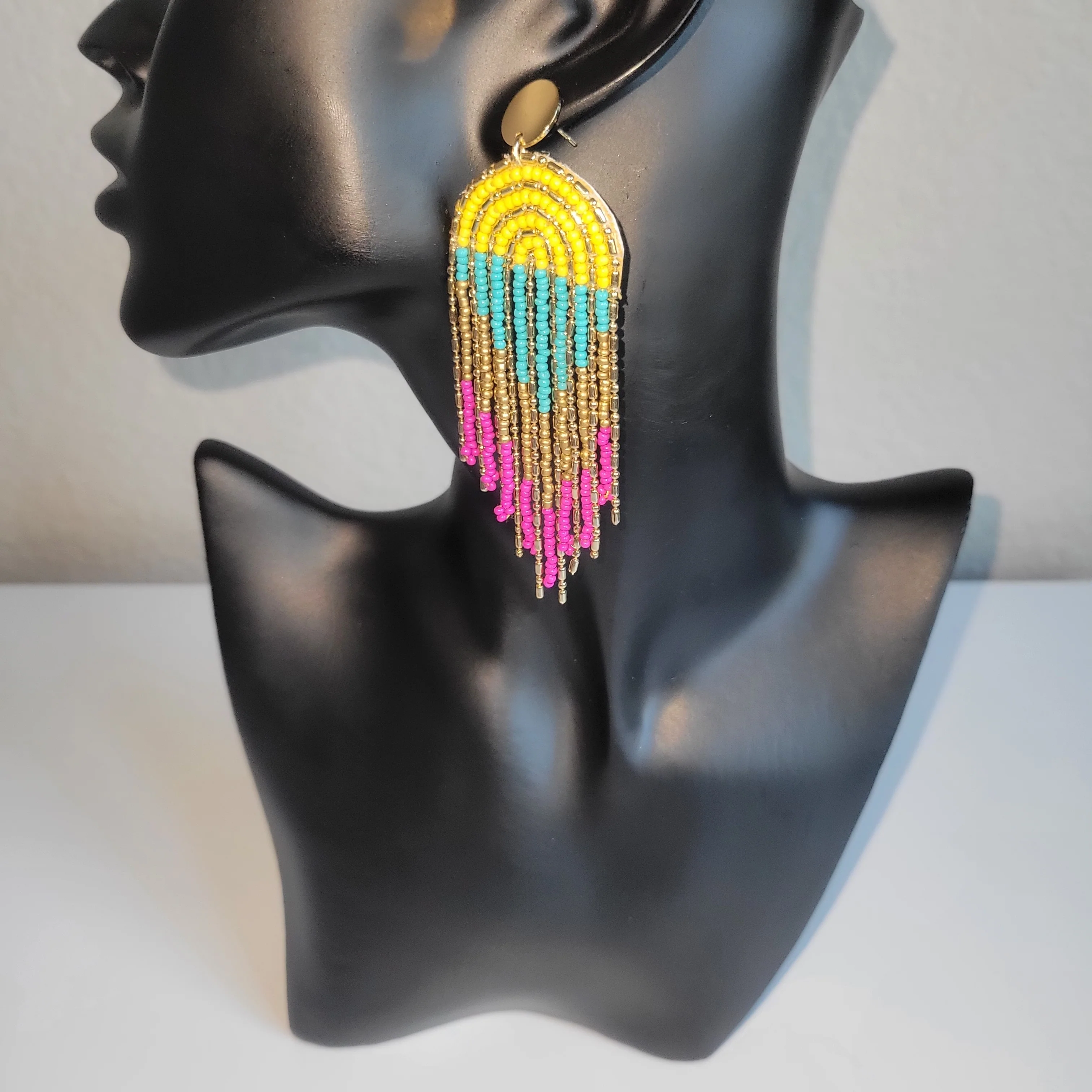 Arch Tassel Earrings