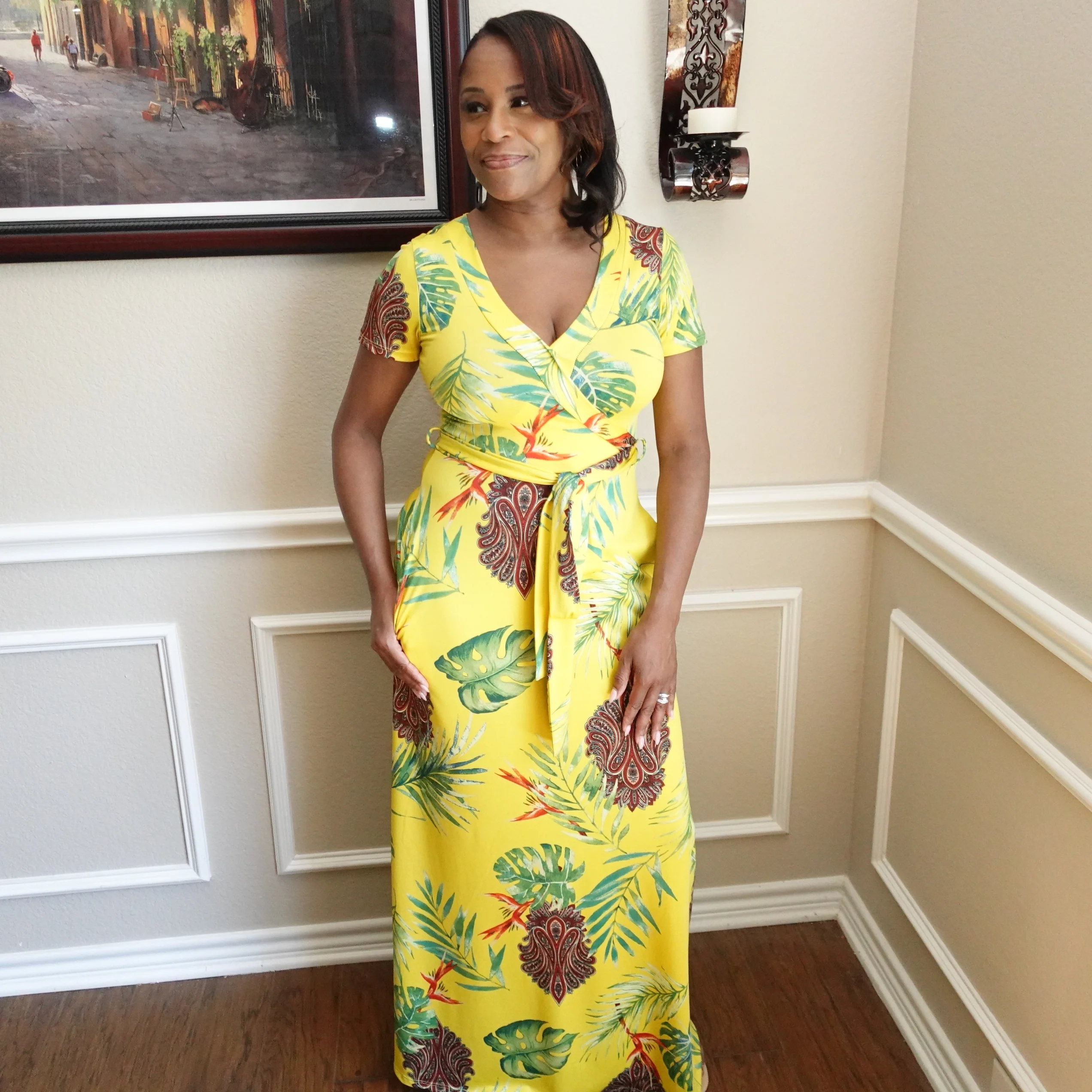 Tropical Maxi Dress